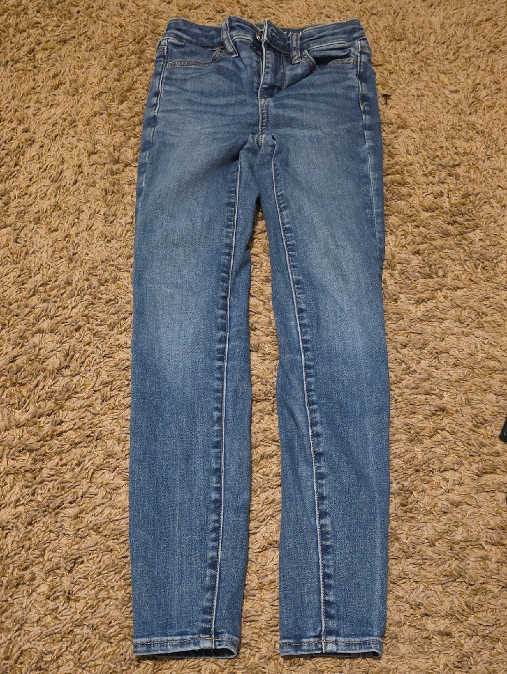 American Eagle Outfitters Women's Skinny Jeans - Mid Blue